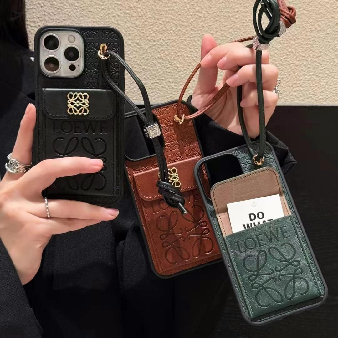 ロエベアイフォン15プロマックスケースオシャレ