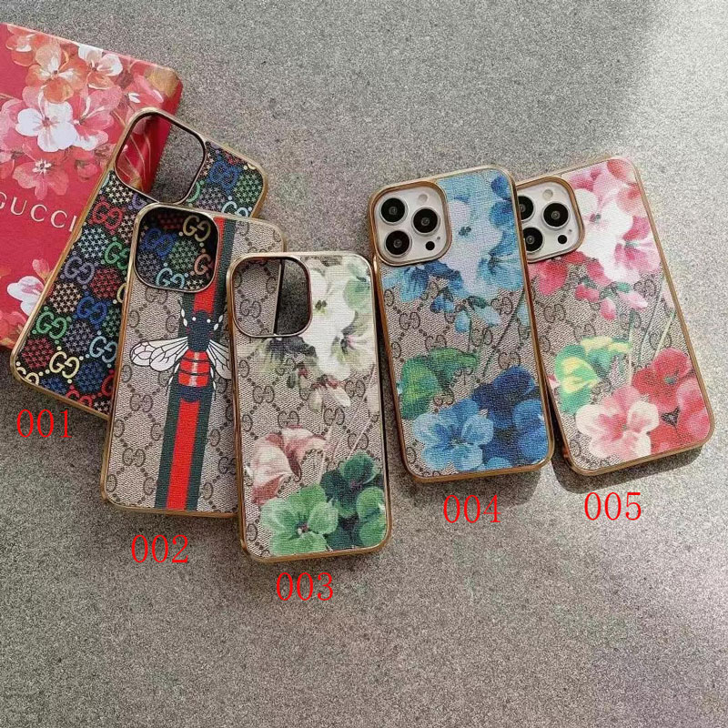 iphone16 pro maxケースグッチおしゃれ花柄
