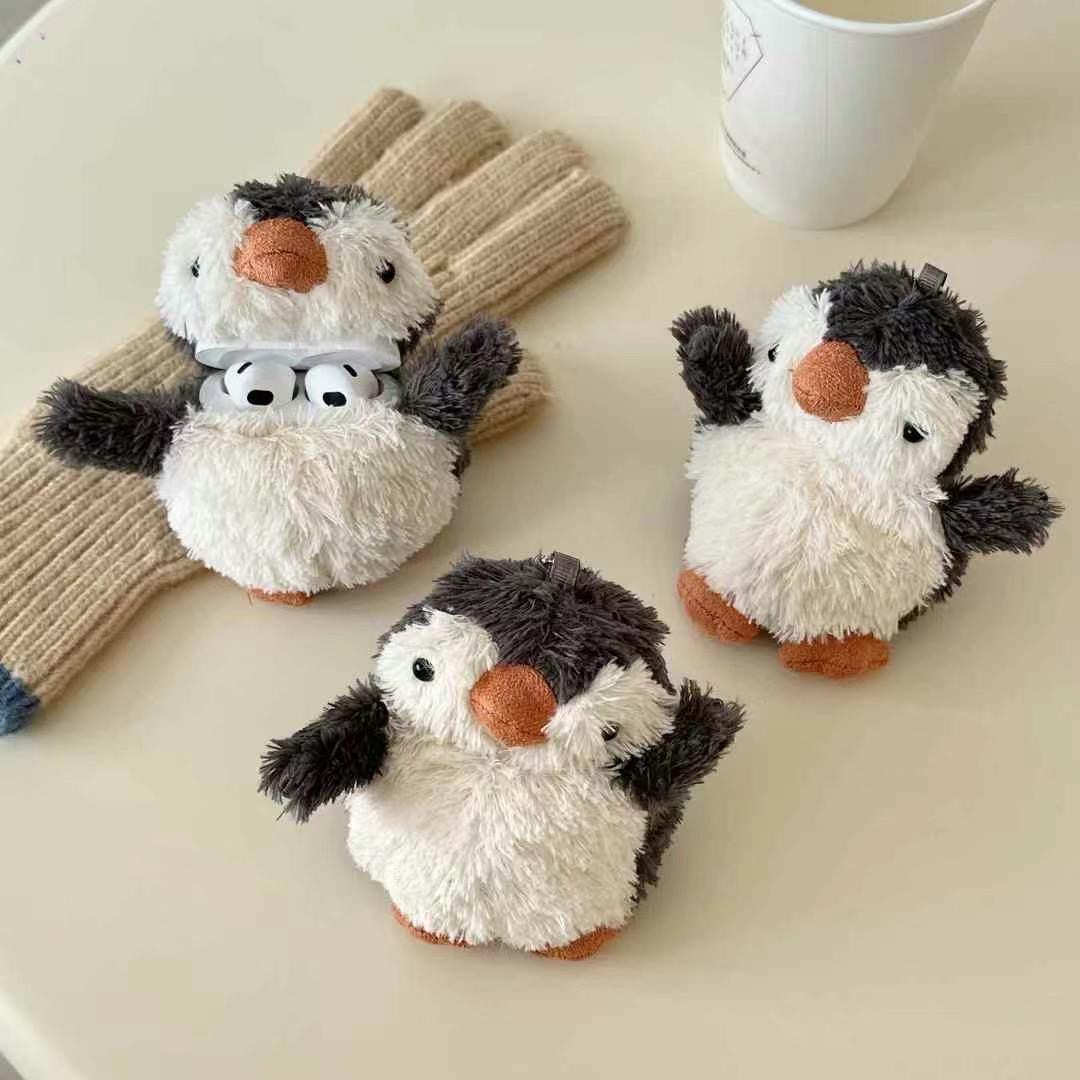 カワイイエアーポッズプロケースペンギンモコモコ