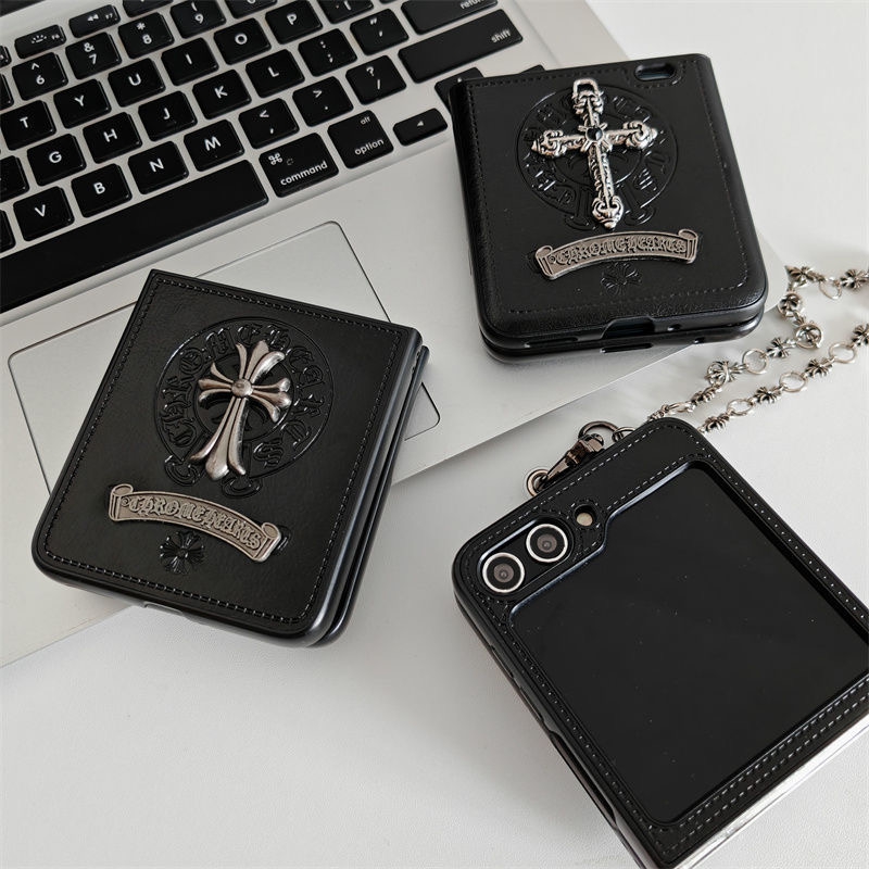 galaxy z flip6カバークロムハーツ