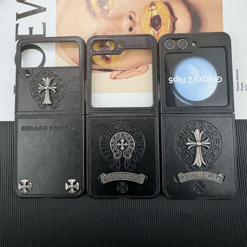 samsung galaxy z flip4ケースクロムハーツ個性人気