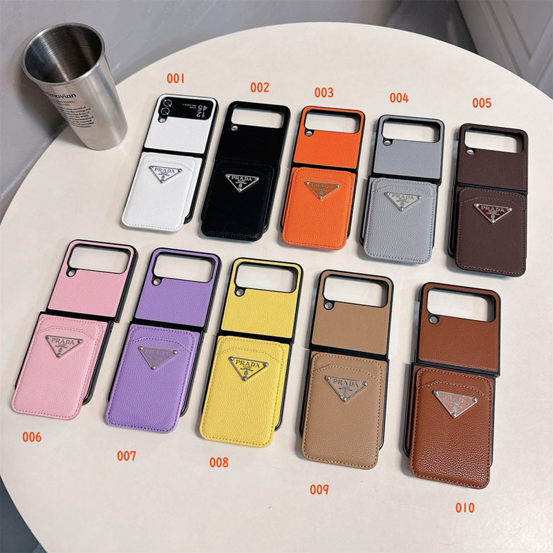 prada galaxy z flip6ケース折畳みカード入れ