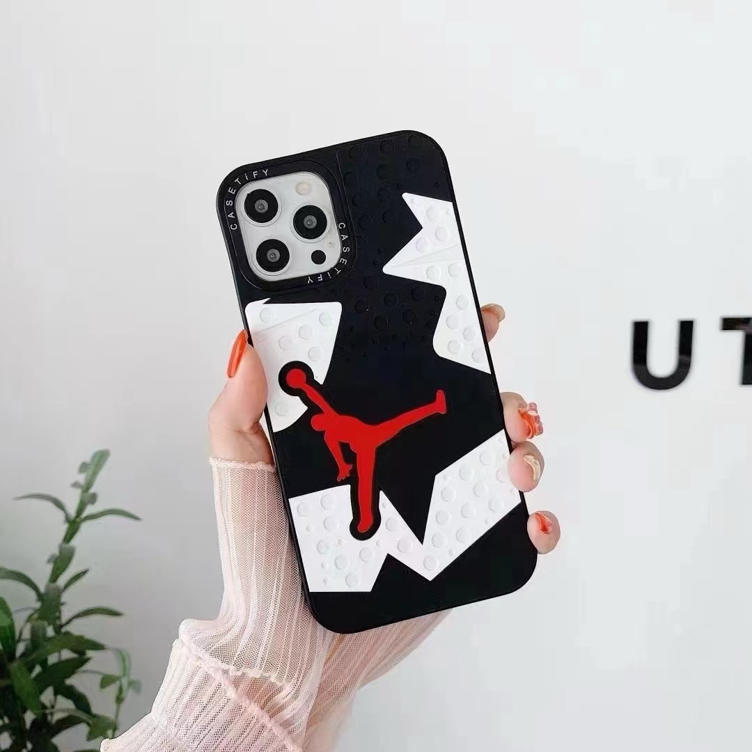 運動風iPhone14プロマックスケースジョーダン
