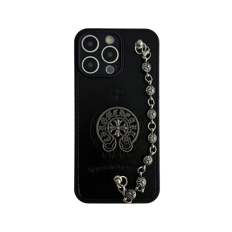 chrome hearts iphone15 proスマホケース潮流個性